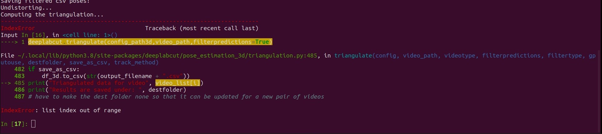 Triangulation –> converting your 2D to 3D · Issue #1902 · DeepLabCut ...