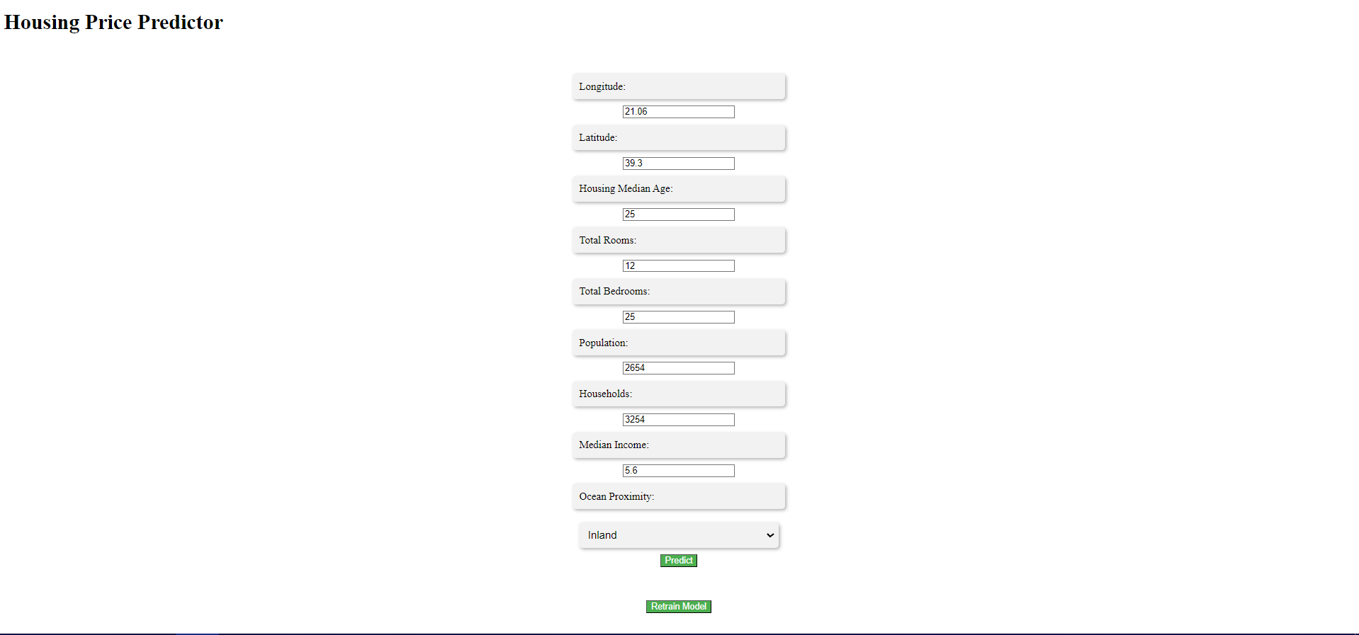 GitHub Viral3899/Housing_Price_Prediction California House Price