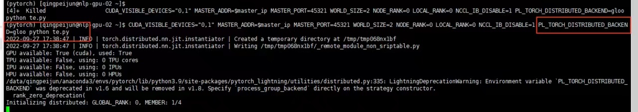 Multi-nodes and multi-gpu training never starts · Issue #14908 ...