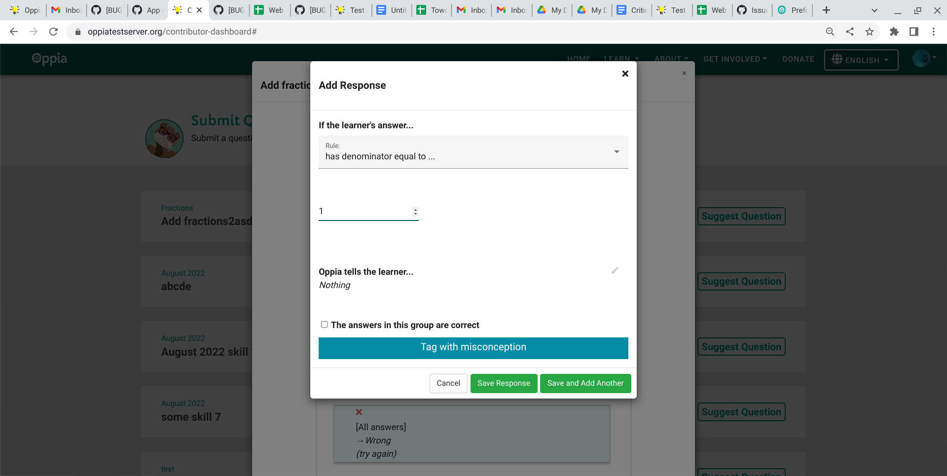 [BUG]: Close button in the submit question dialogbox is too small in ...