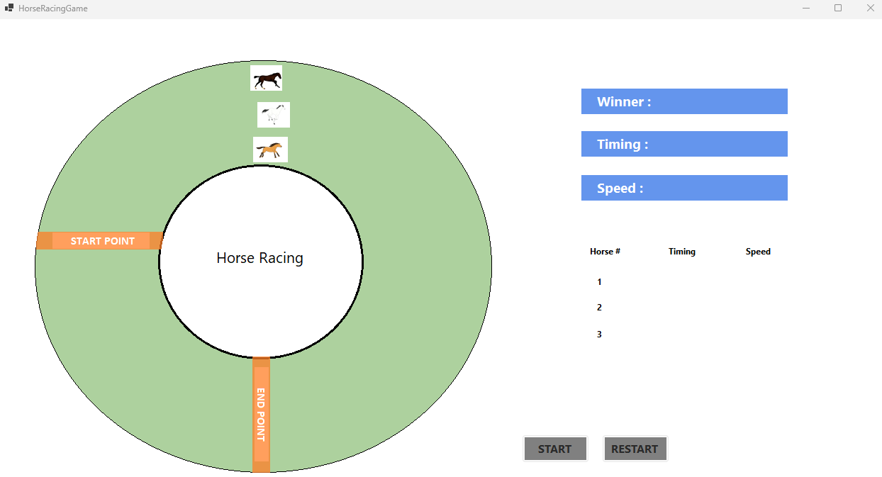 GitHub - BuenoIT-csharp-projects/HorseRacing: A horse racing game ...