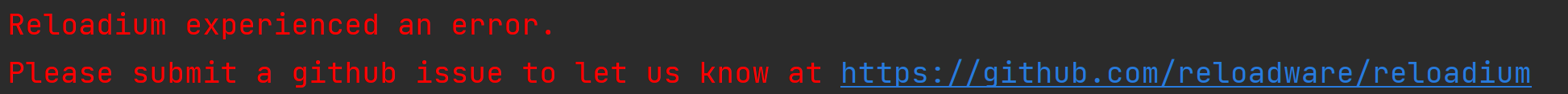Reloadium experienced an error · Issue #73 · reloadware/reloadium · GitHub