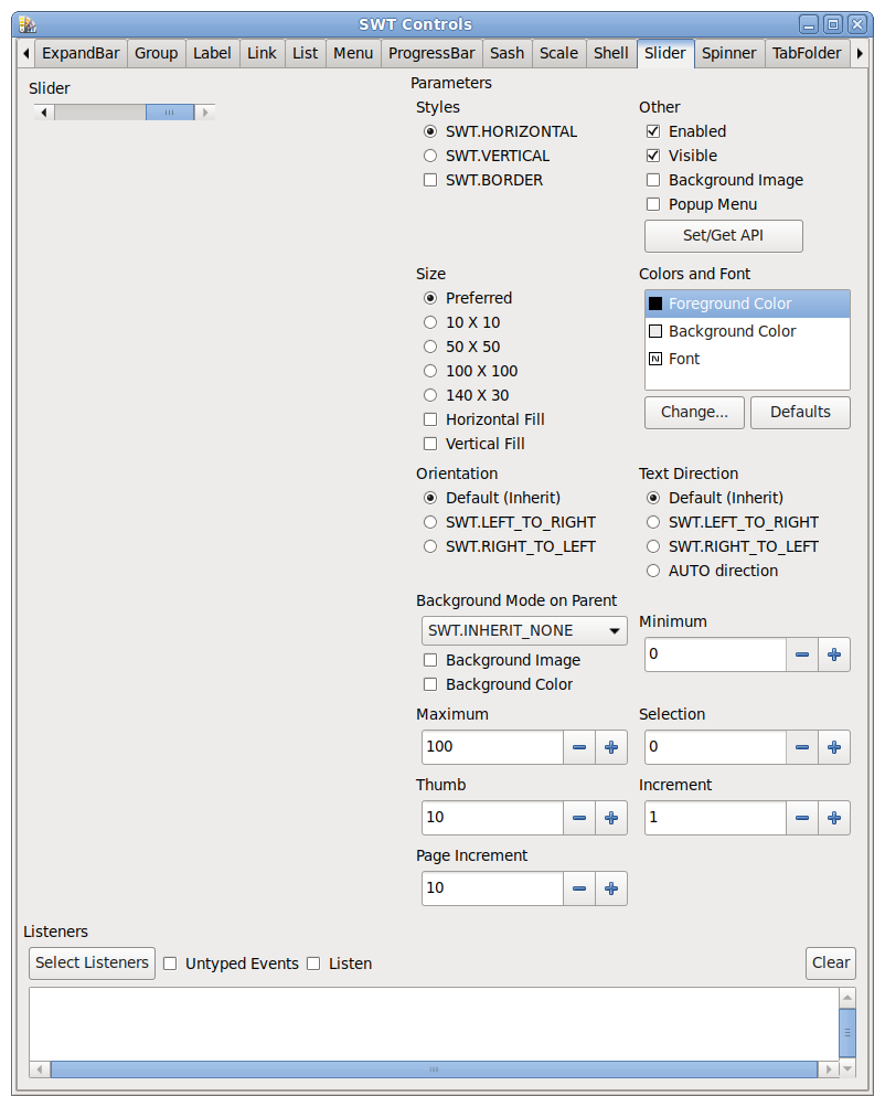 gtk3 scrollbar buttons wider than scrollbar (at least on swt