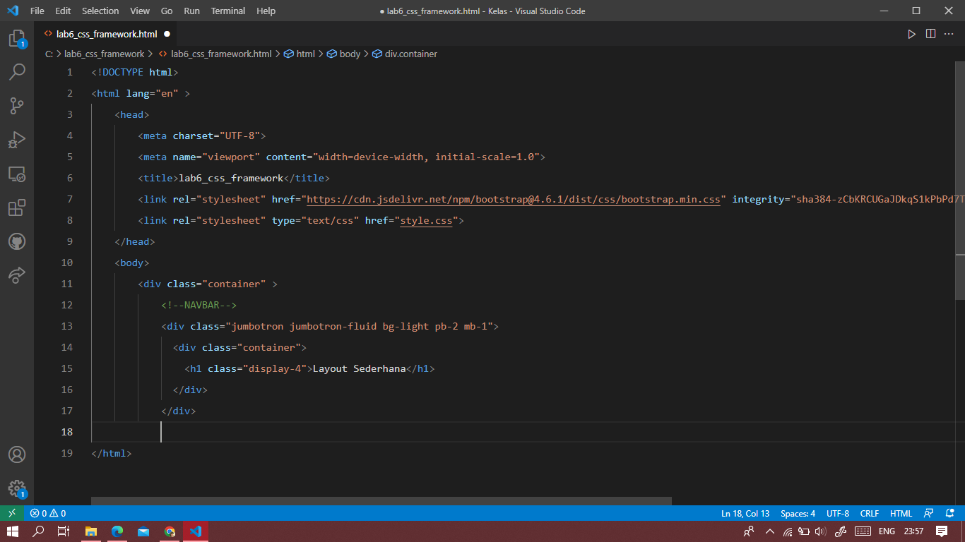 Lab Csss GitHub - fauzanmaulana1/Lab_css_framework
