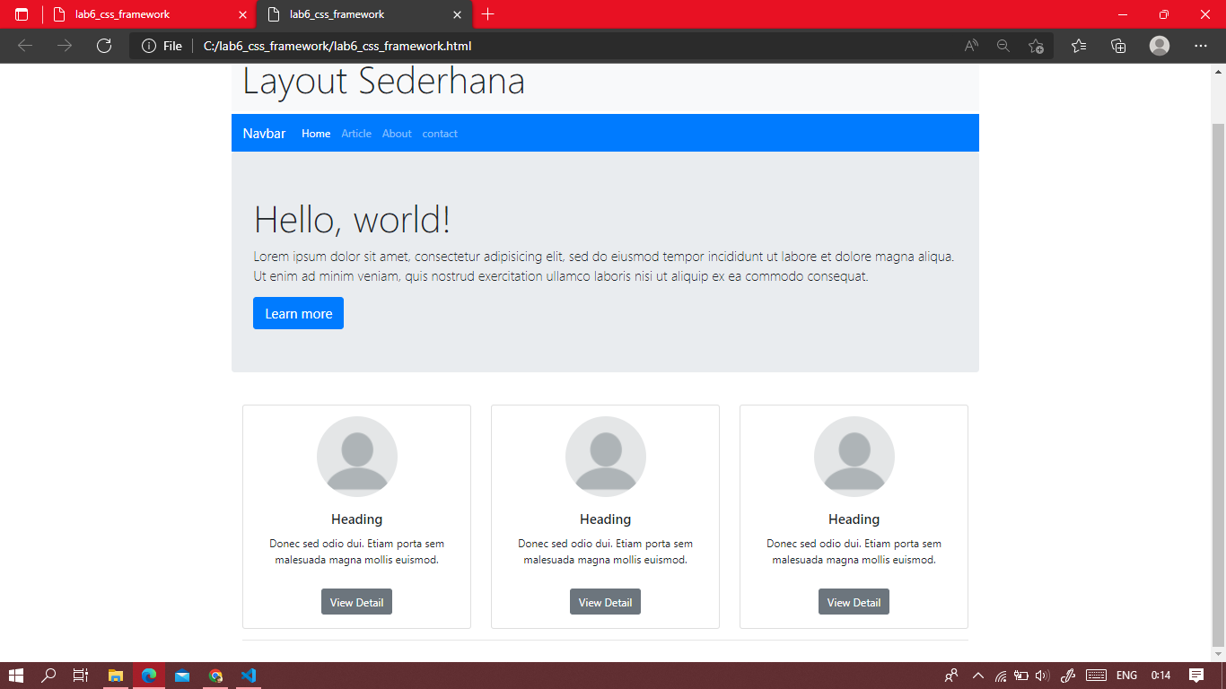 Lab Csss GitHub - fauzanmaulana1/Lab_css_framework