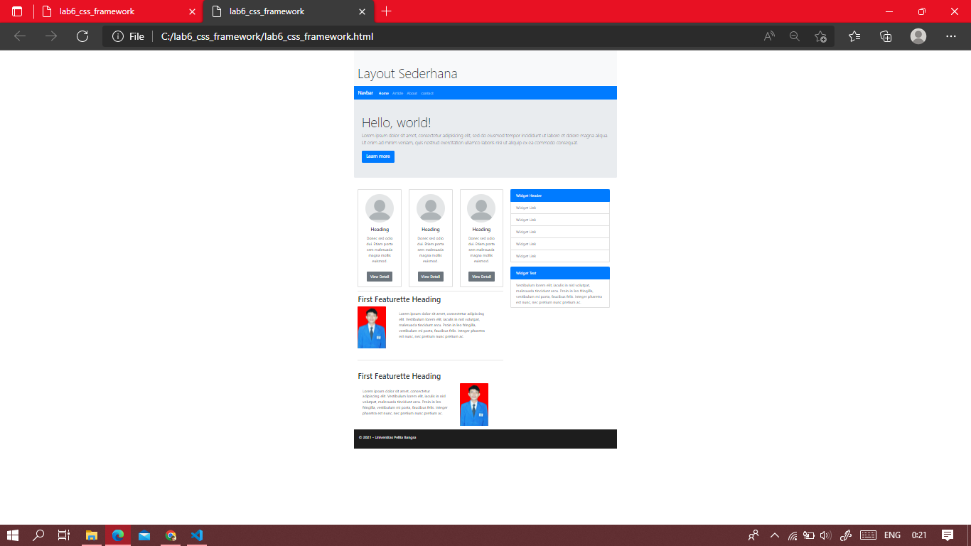 Lab Csss GitHub - fauzanmaulana1/Lab_css_framework