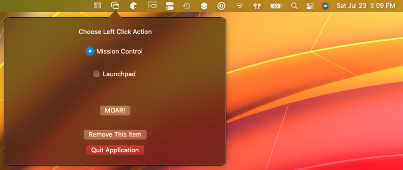 GitHub - elunico/MenuMission: A tool for putting Mission Control and/or ...