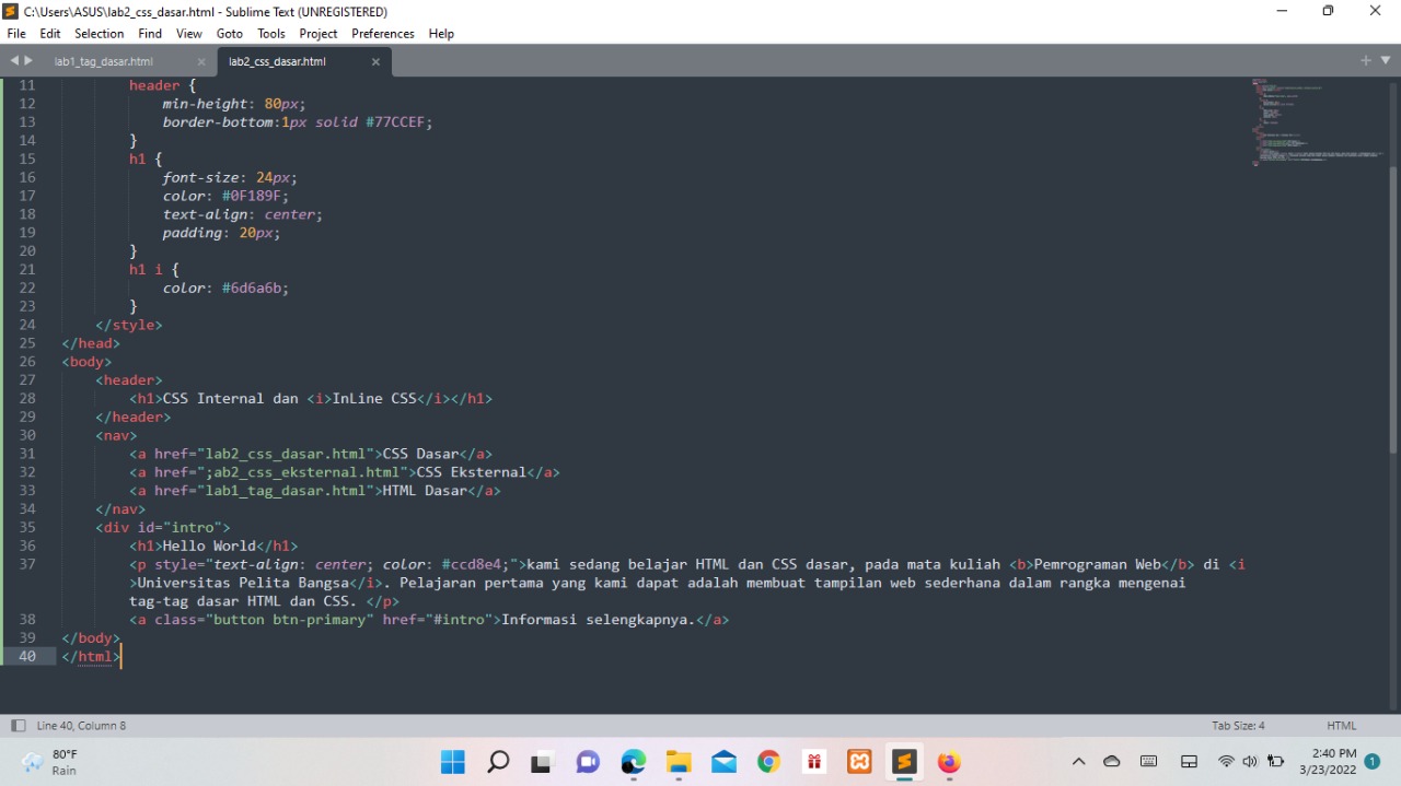 GitHub - DaniarSyifa/Lab2Web