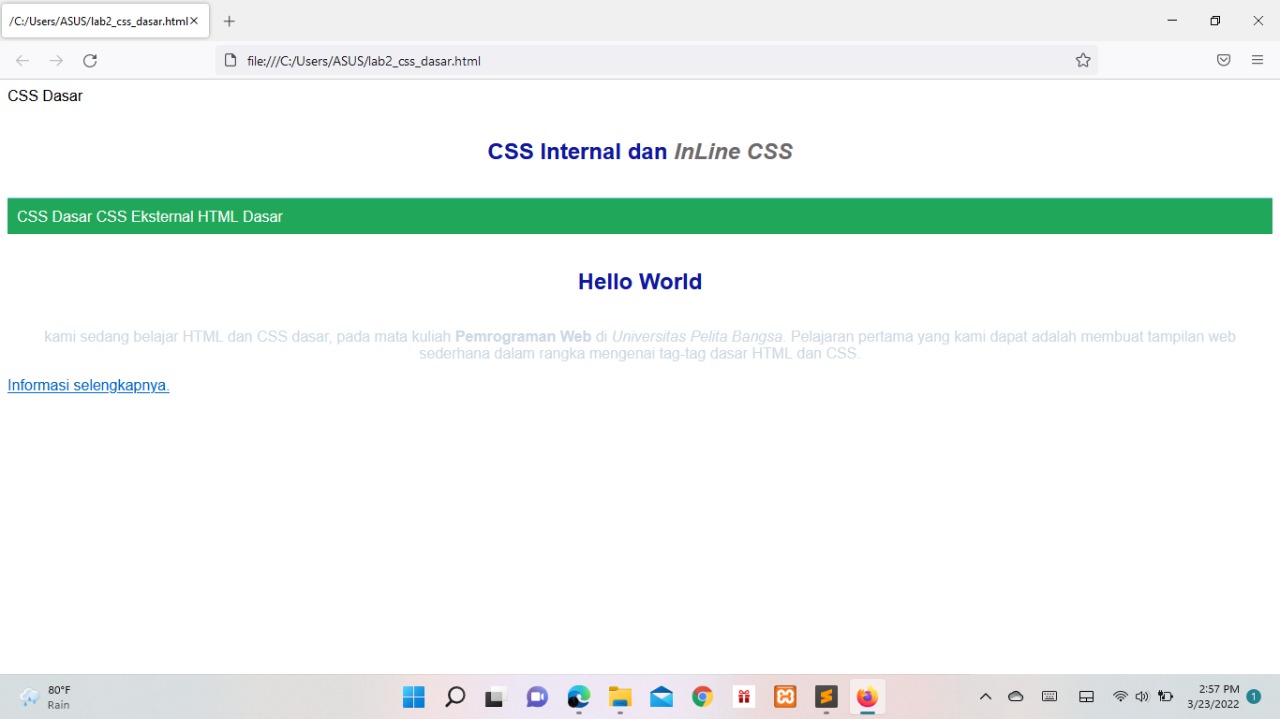 GitHub - DaniarSyifa/Lab2Web