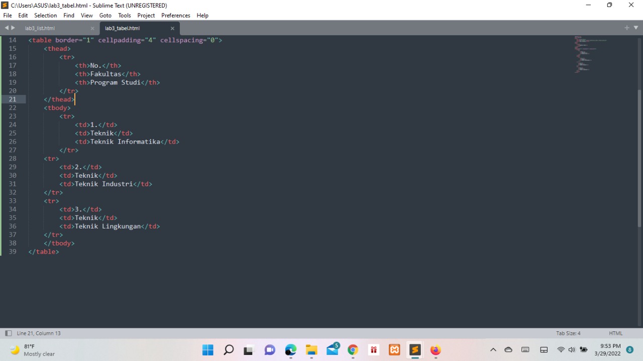 GitHub - DaniarSyifa/Lab3Web