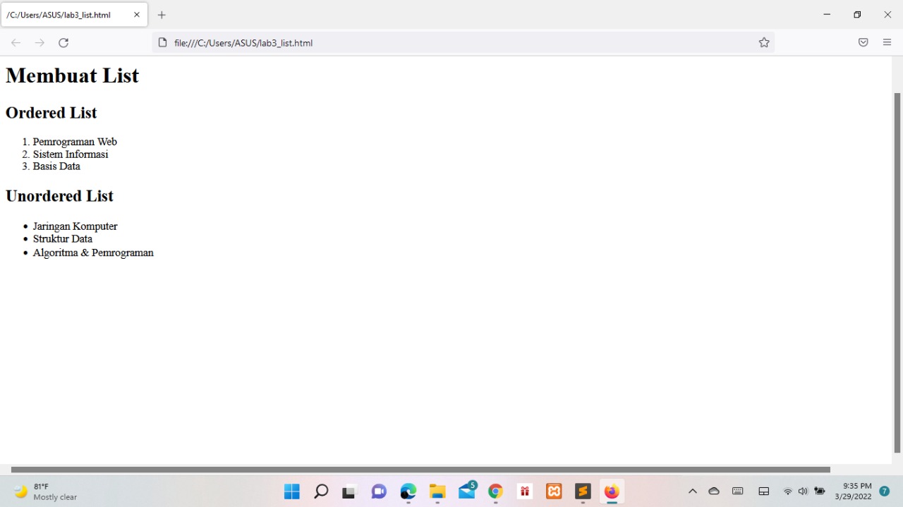 GitHub - DaniarSyifa/Lab3Web
