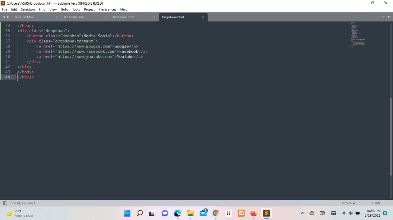 GitHub - DaniarSyifa/Lab3Web