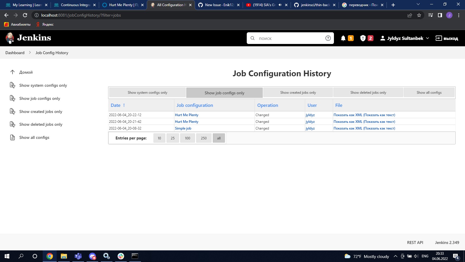 GitHub - Enik12/ThirdTaskJenkins: Screenshots of the practical task ...