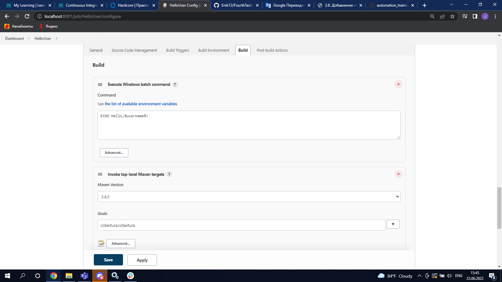 GitHub - Enik12/FourthTaskJenkins: Screenshots of the "Hardcore" task.