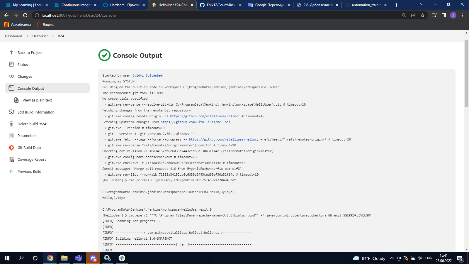 GitHub - Enik12/FourthTaskJenkins: Screenshots of the "Hardcore" task.