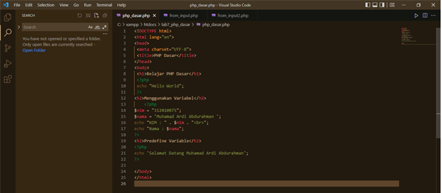 GitHub - ArdiAbdurrahman/lab7web