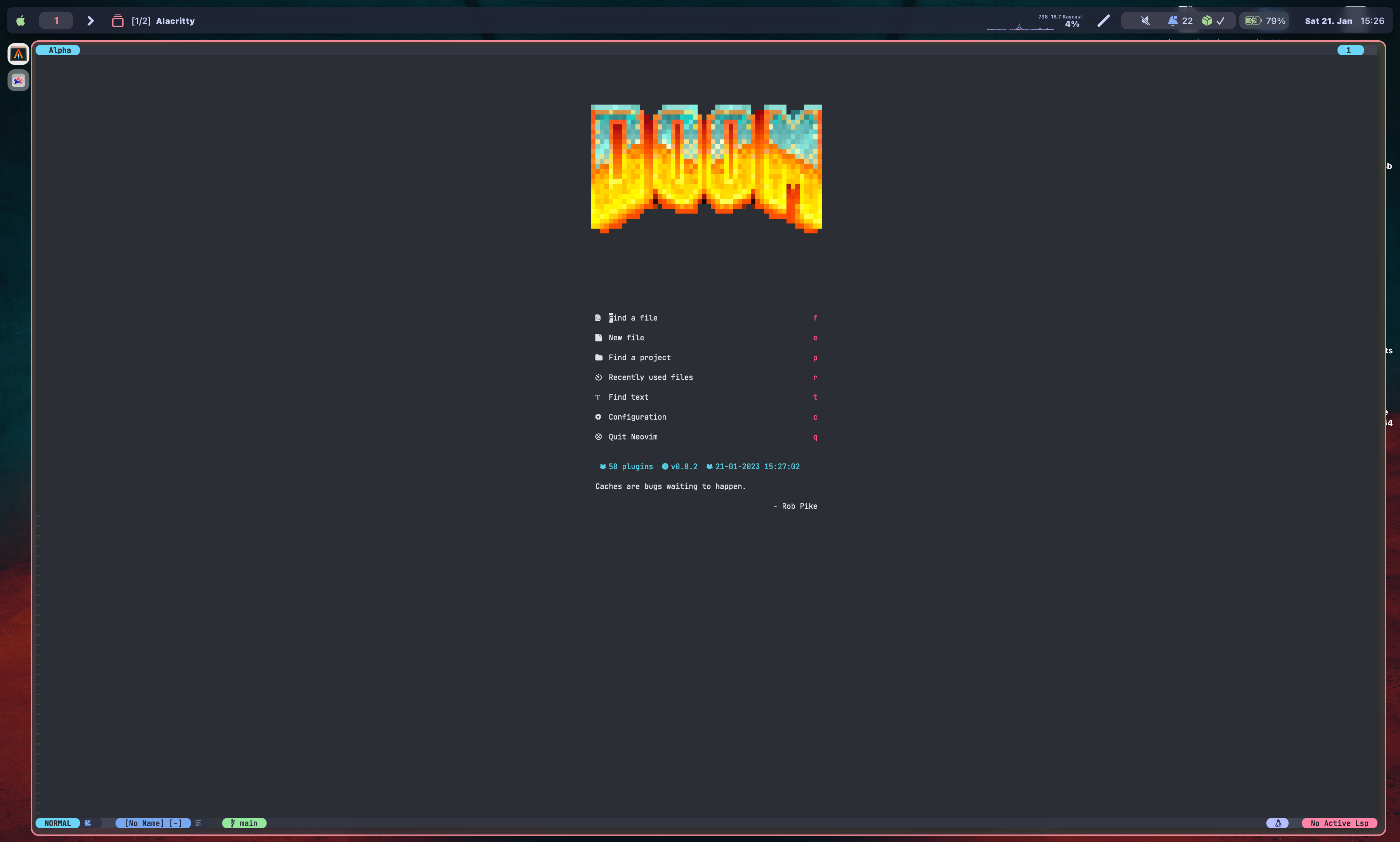Colored ASCII/ANSI Art In Nvdash · Issue 175 · NvChad/ui · GitHub