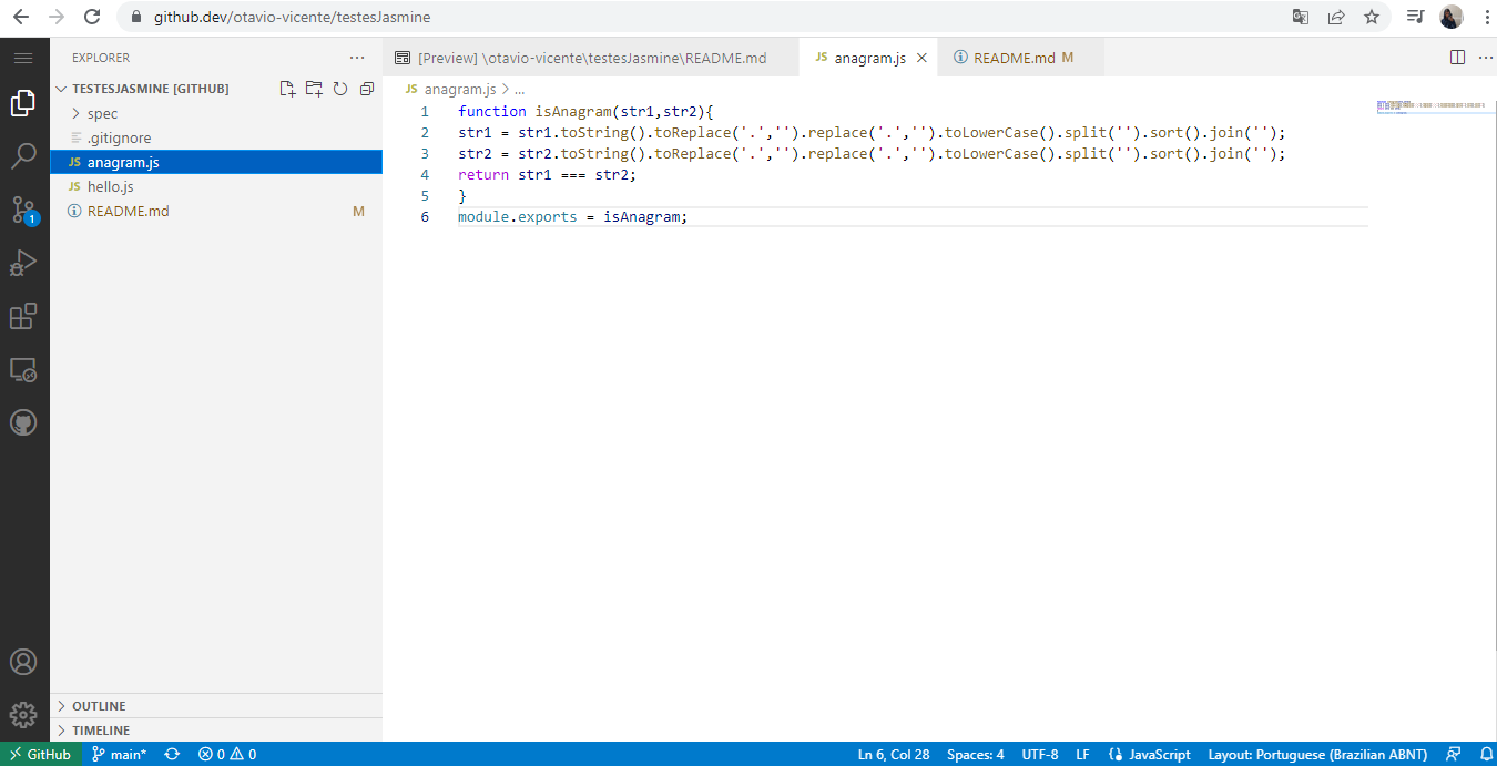GitHub - otavio-vicente/testesJasmine: Repositório de testes ...