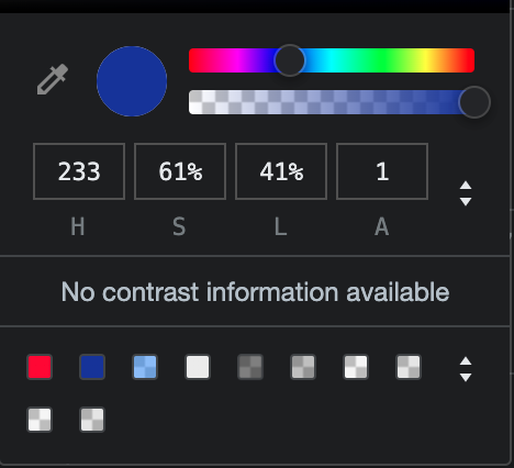 Incorrect reporting of colour contrast in Accessibility category ...