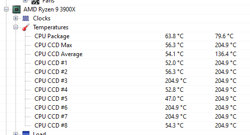 CPU temperatures of 204.9 degrees C! · Issue #1322 ...