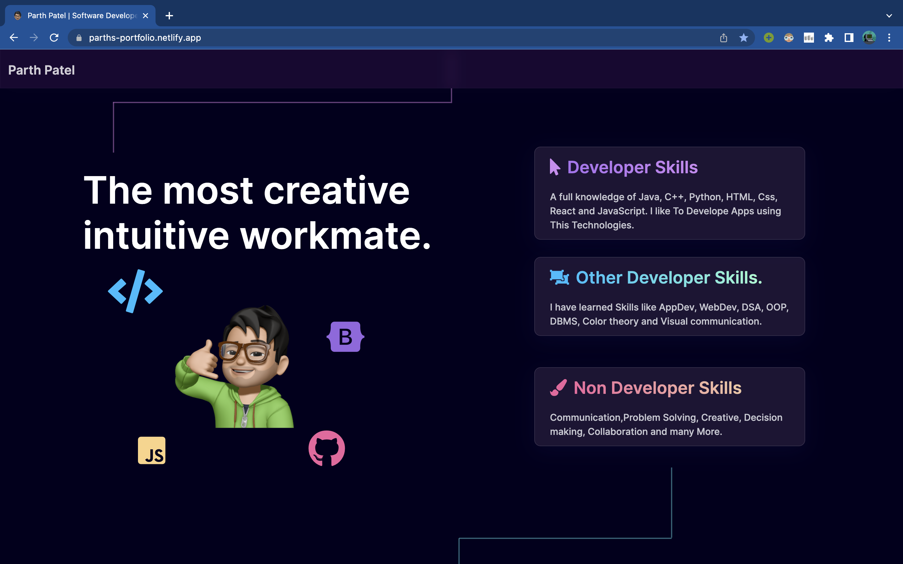 GitHub - parth-kp/MyPortfolioSite