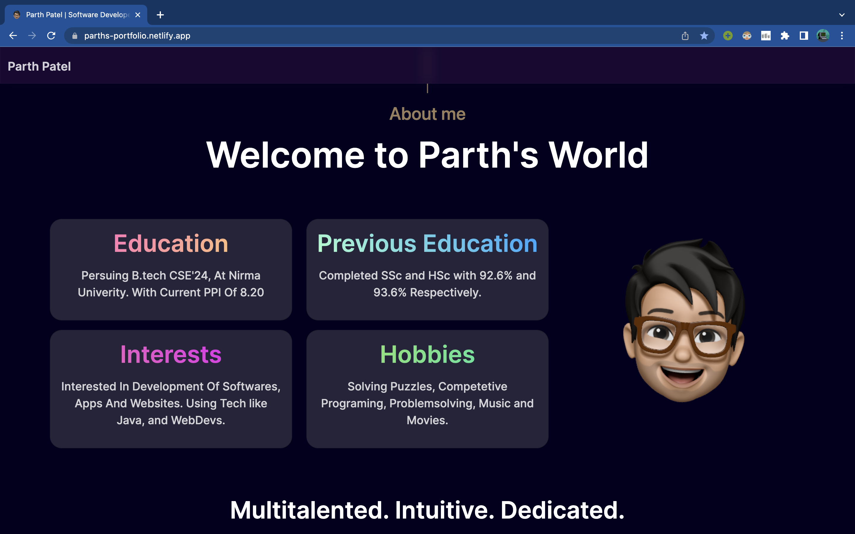 GitHub - parth-kp/MyPortfolioSite