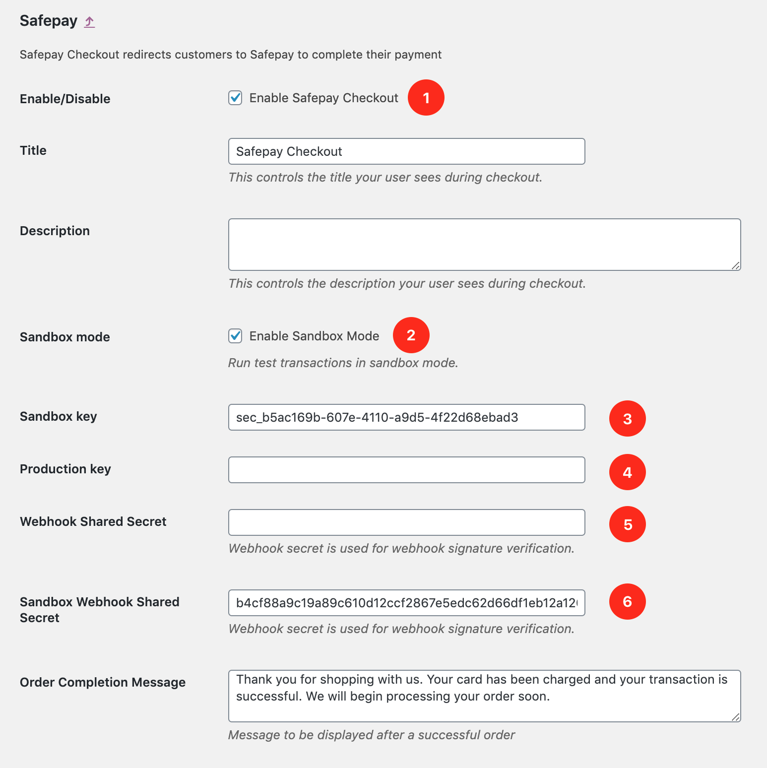 safepay plugin