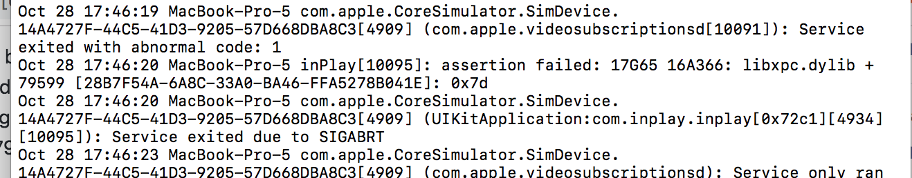 app crashes immediately after launching on ios simulator · Issue #71 ...