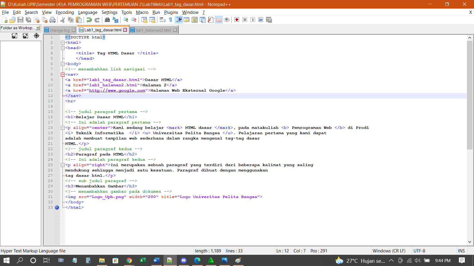 GitHub - MuflihFF/Lab1Web