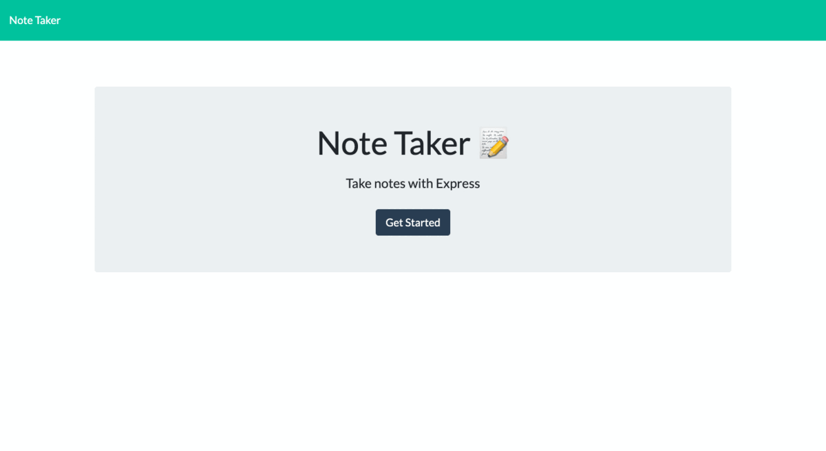 GitHub - calihuddleston/Note-Taker: Note-Taker: A note app that allows ...