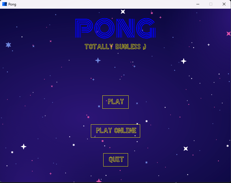 GitHub 2D online Pong clone created in