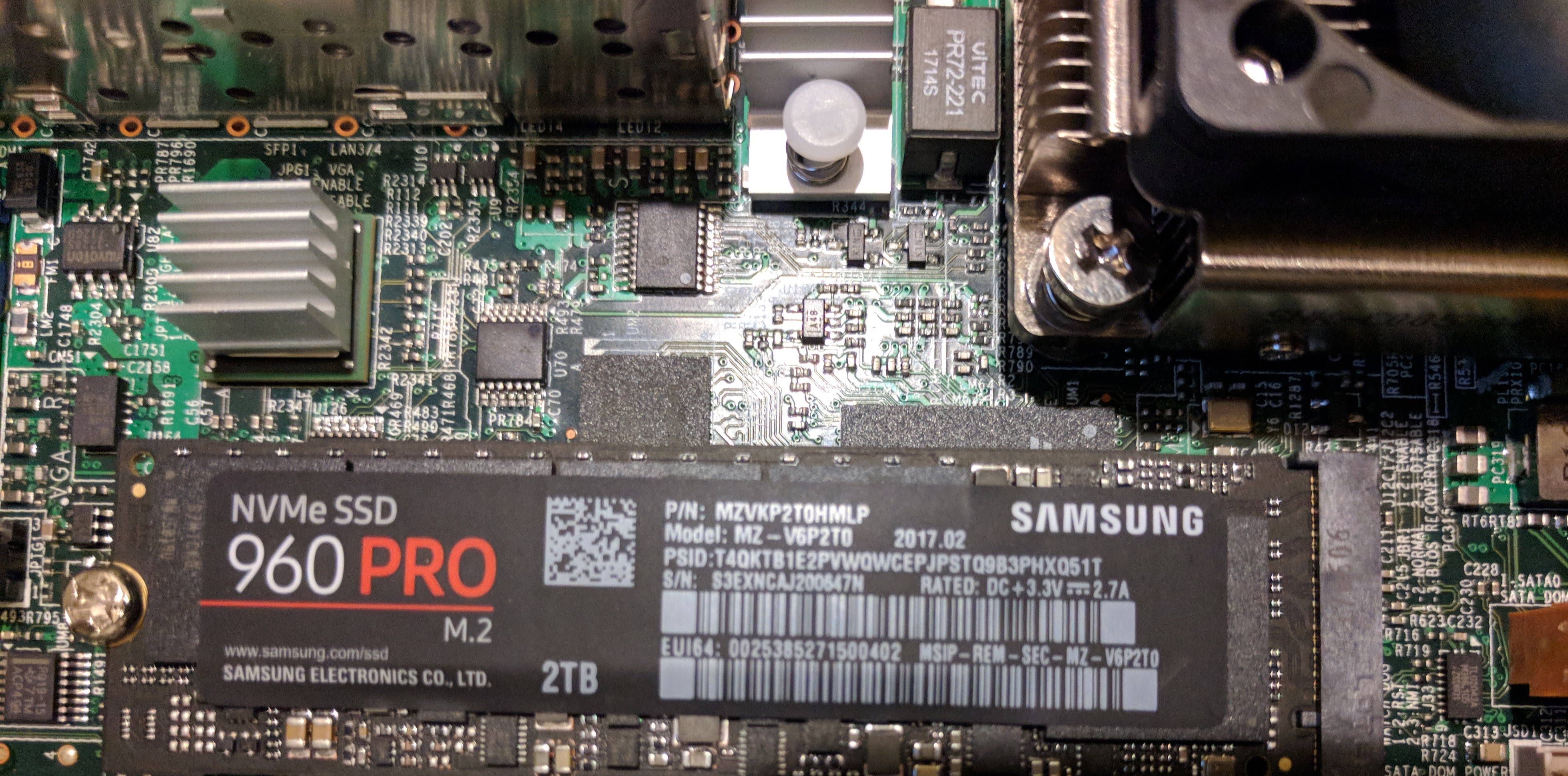 Samsung NVMe SSD 960 Pro