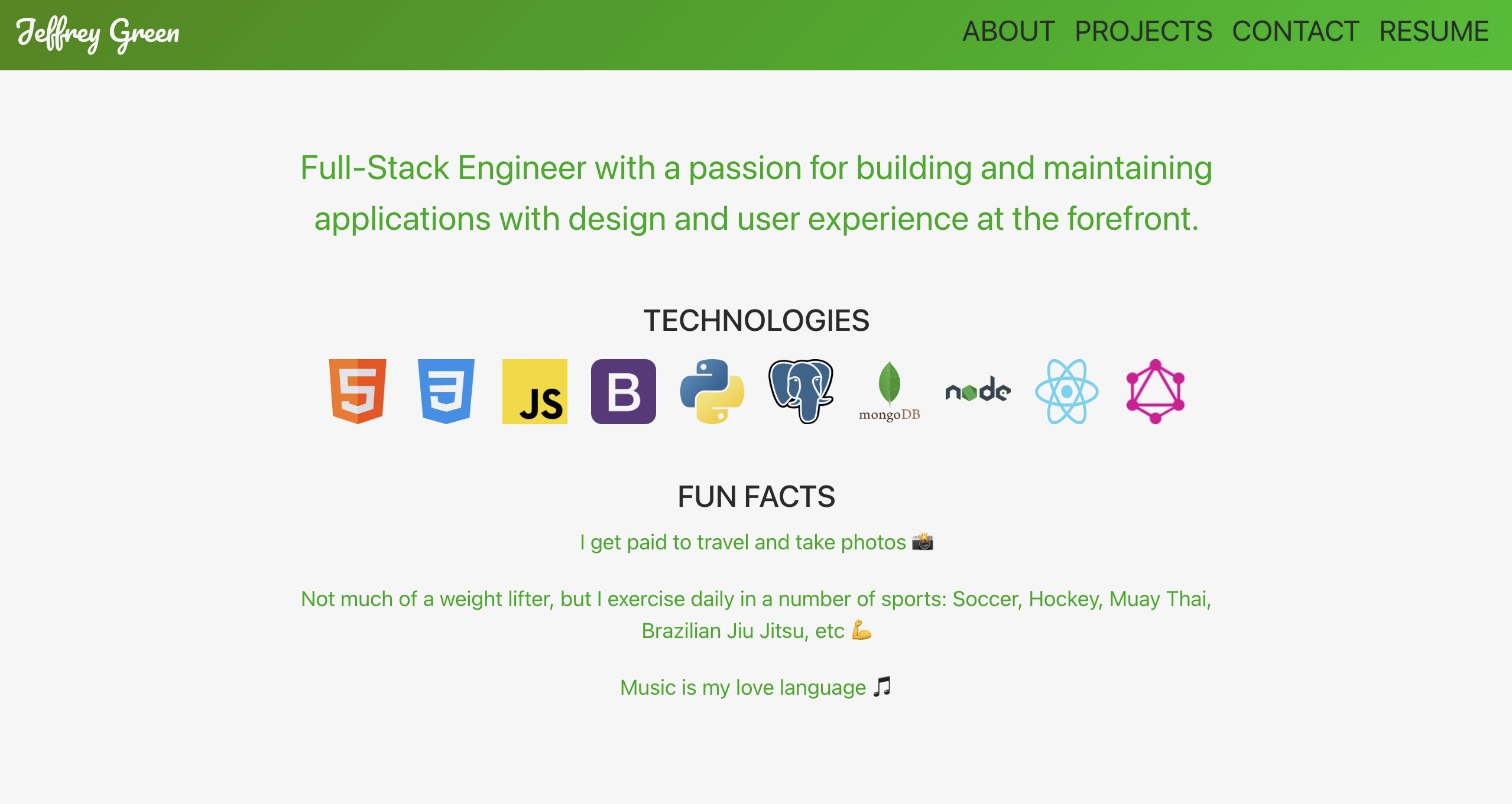 GitHub - jeffreygreenjr/Portfolio-frontend