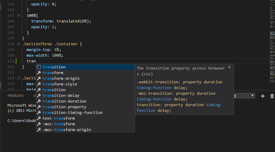 CSS intellisence not working properly · Issue #40640 · microsoft/vscode ...