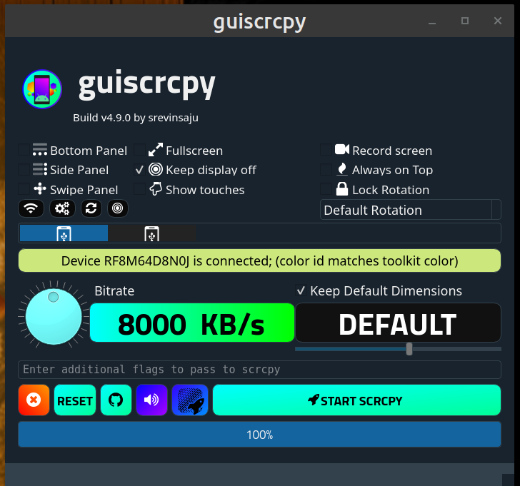 guiscrcpy desktop