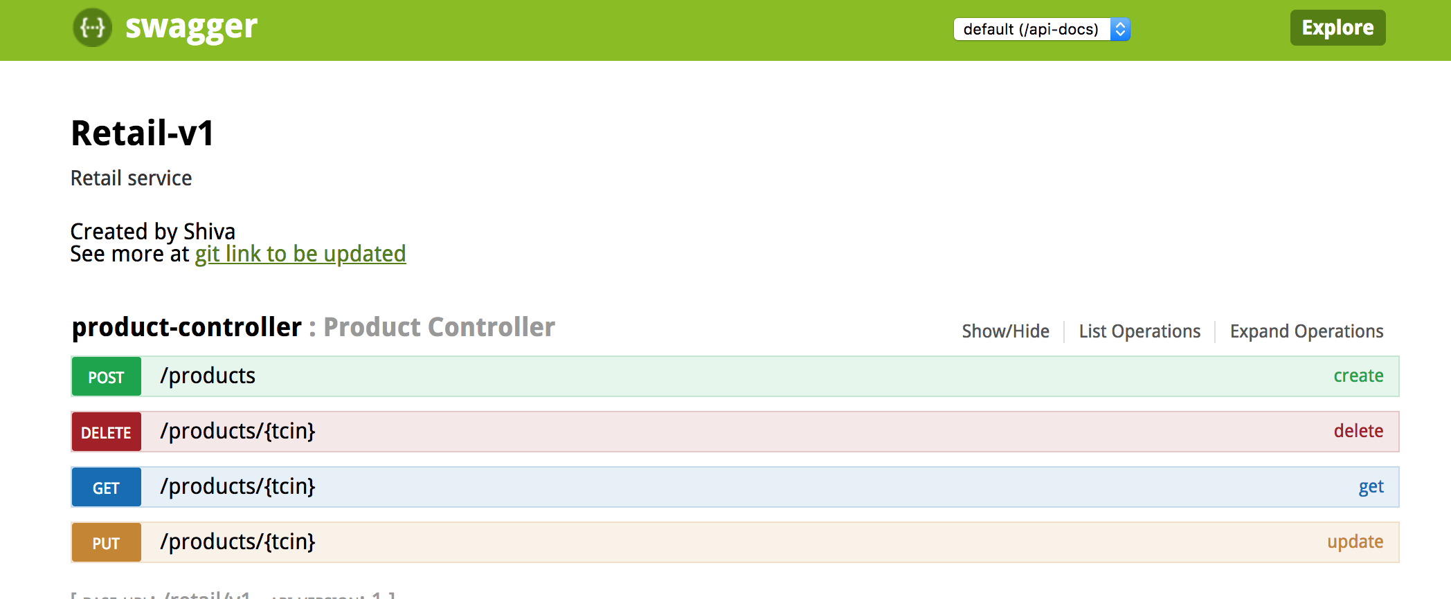GitHub - BhatShivananda/Retail-v1: API aggregates product data from ...