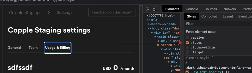 Tab component should not have outline on focused · Issue #113 ...