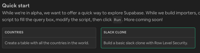 Slack Clone Quick Start