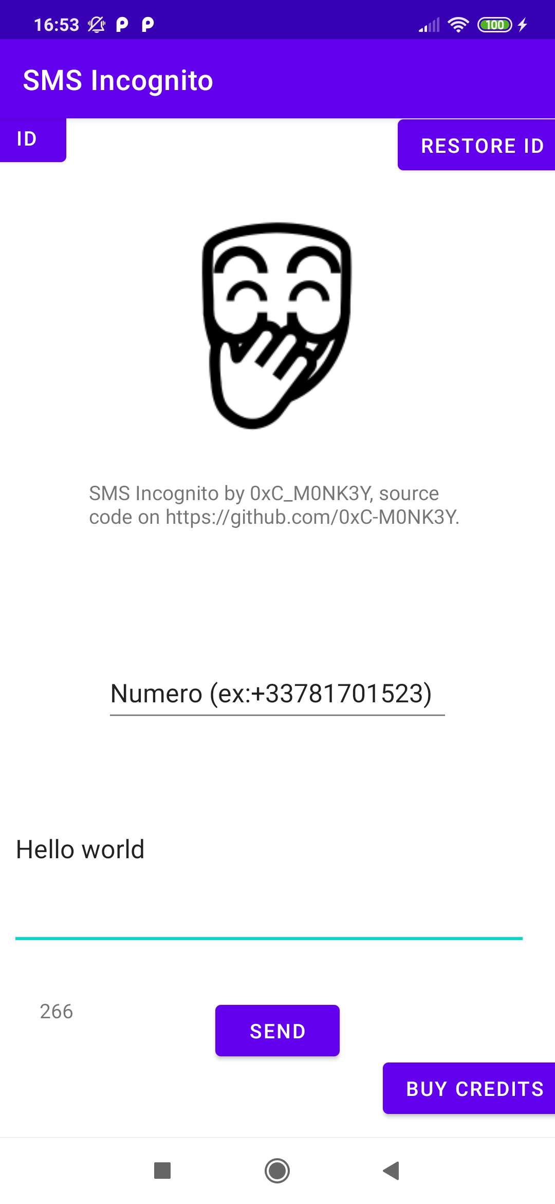 GitHub 0xCM0NK3Y/SMS_Incognito Source code of SMS Incognito