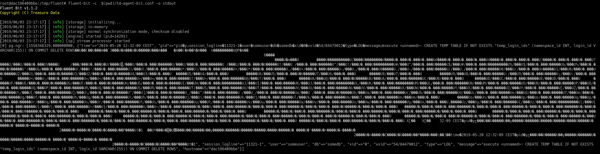 memory corruption with tail in multiline mode and defined types · Issue ...