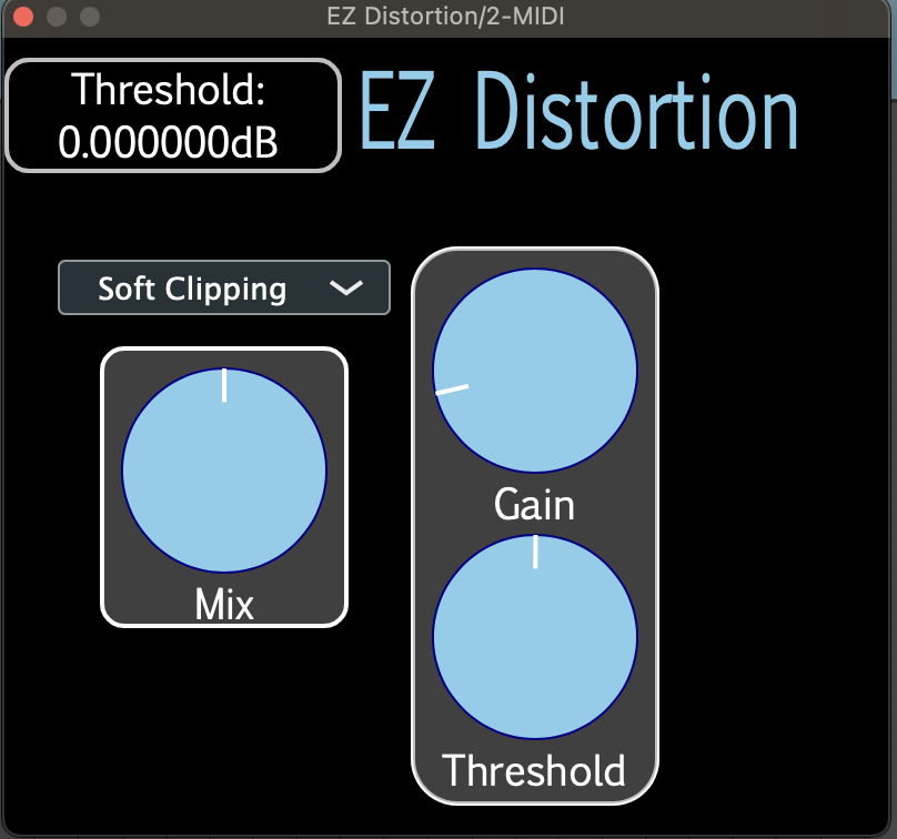 GitHub - DavidJones10/EZ-Distortion: Simple distortion plug-in
