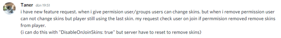Feature request: apply skin on perms · Issue #1055 · SkinsRestorer ...