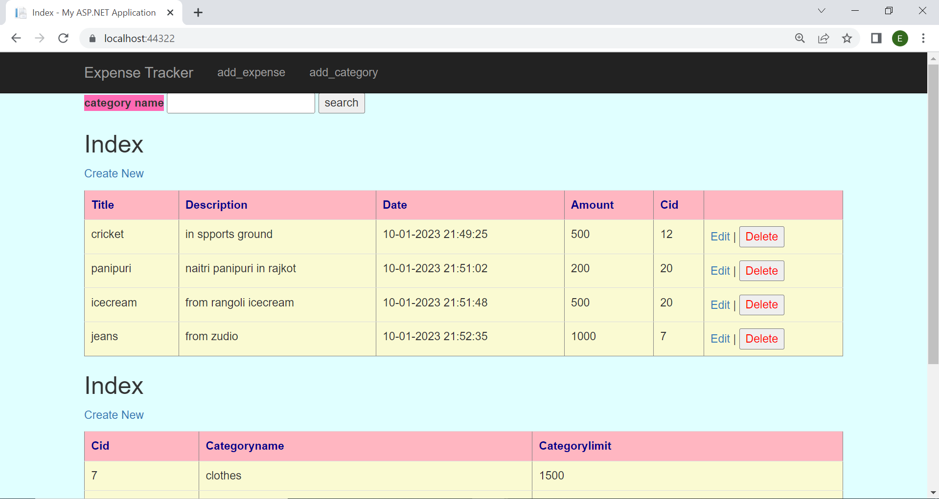 GitHub - Ekta99099/Expense