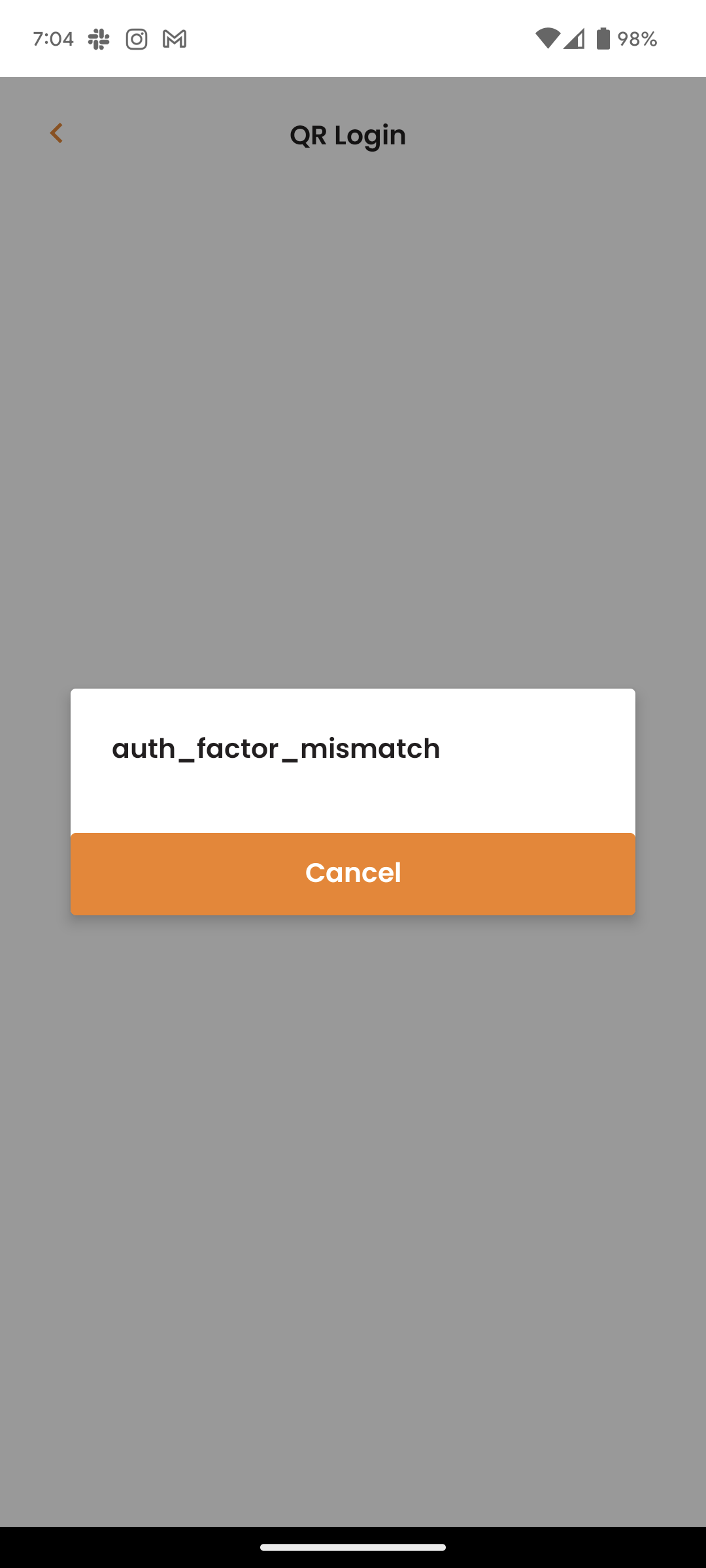 Android Unable To Login Into Idp Portal From QR Code Login Issue android-unable-to-login-into-idp-portal-from-qr-code-login-issue