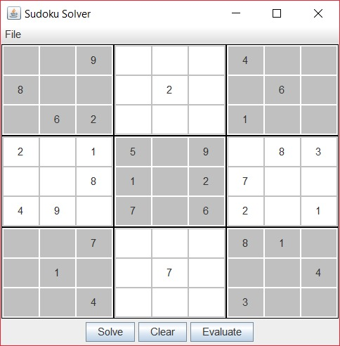GitHub - cyberpirate92/SudokuSolver: My try at a program that can solve ...