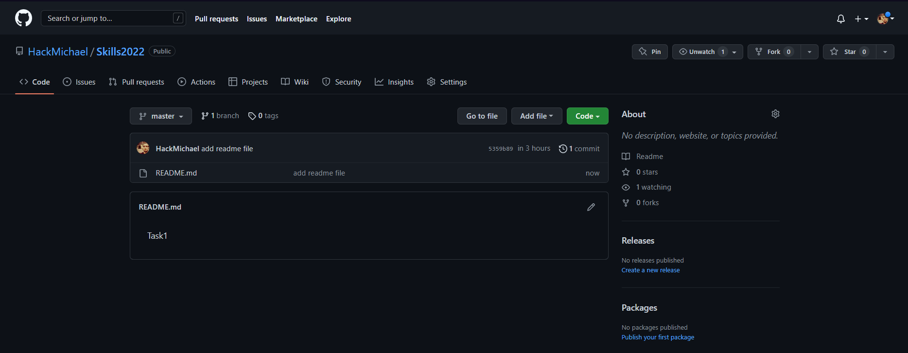 GitHub - HackMichael/Skills2022