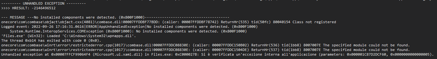 Bug: Closing banners leads to Files crash · Issue #10069 · files ...