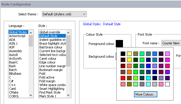 Style Configurator: Default color on opening the color pallet · Issue ...