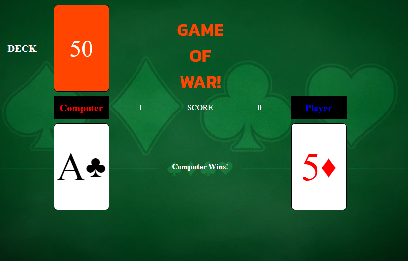 GitHub VinceCustomz/CardGameWar2