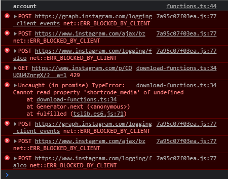 Unable to download · Issue #171 · igdownloader/InstagramDownloader · GitHub